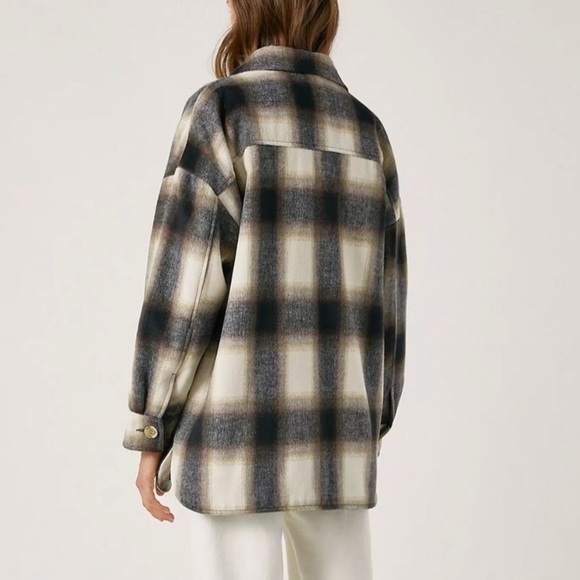 Pull&Bear | Oversized Plaid Jacket - Picture 2 of 12